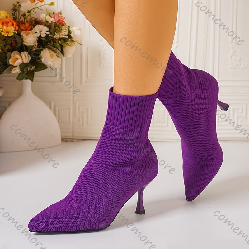 Comemore Women Elastic Sock Bo - Sock Boot Women review and price