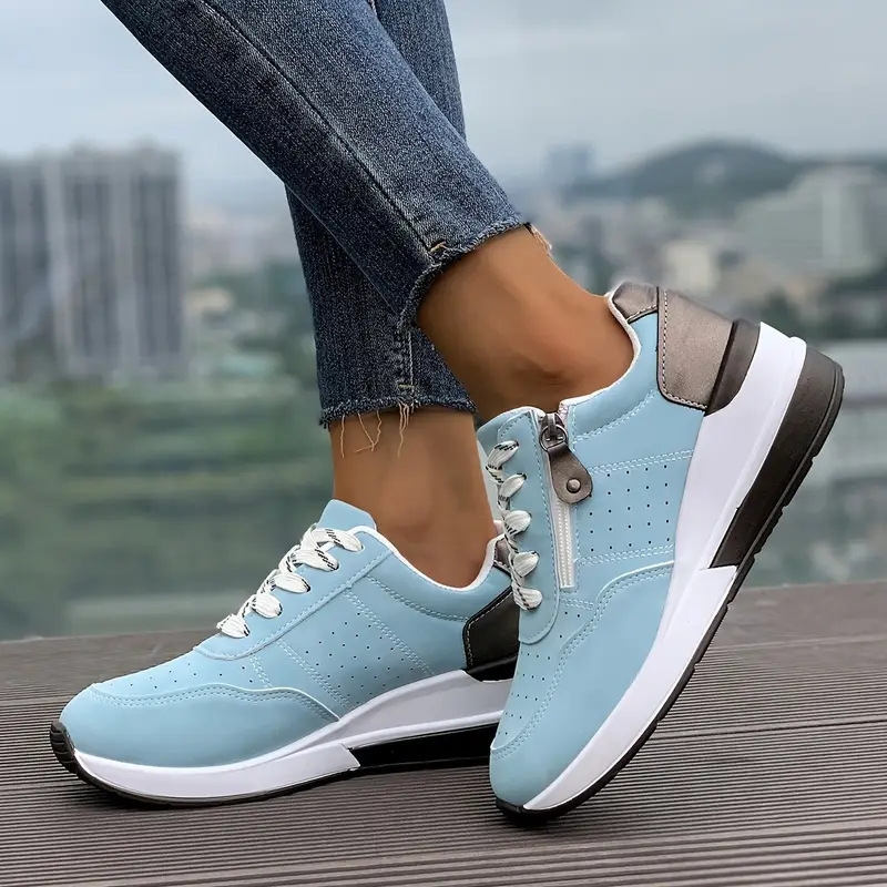 Women Side Zipper Platform Sne - Oxford Lace Up Women review and price