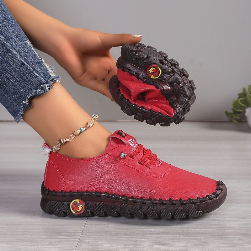 Women Leather Casual Shoes Lac - Oxford Lace Up Women review and price