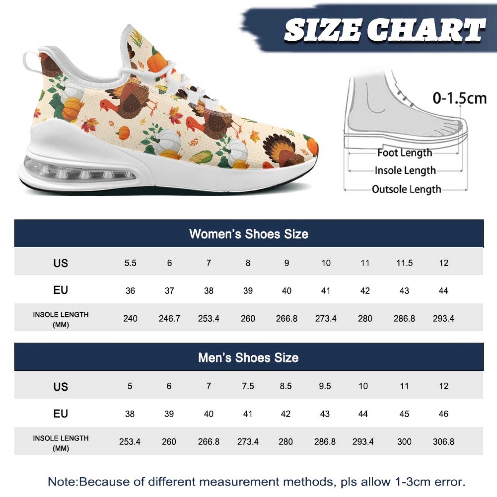 PENSTROLL Thanksgiving Turkey  - Women Shoes Tennis review and price