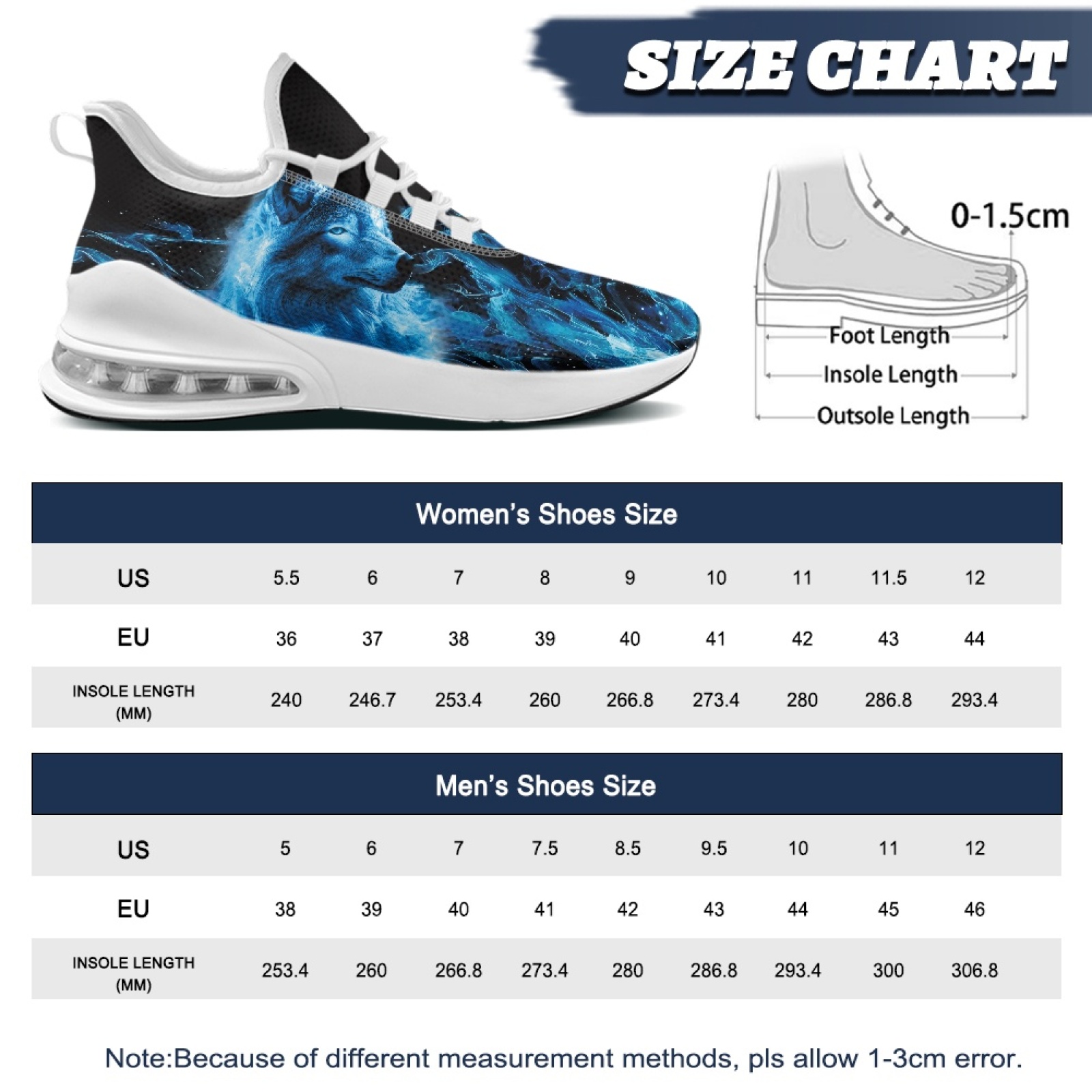 PENSTROLL Blue Flame Wolf Non- - Women Shoes Tennis review and price