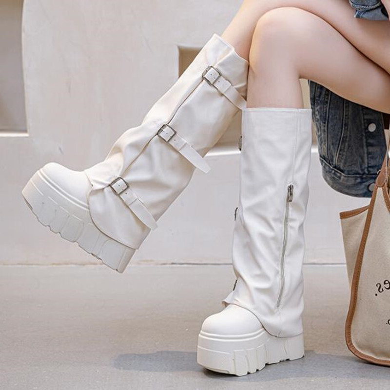 New 2026 Fashion Brand Autumn  - Knee High Boots Women review and price