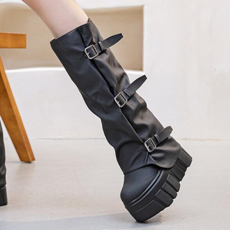 New 2026 Fashion Brand Autumn  - Knee High Boots Women review and price