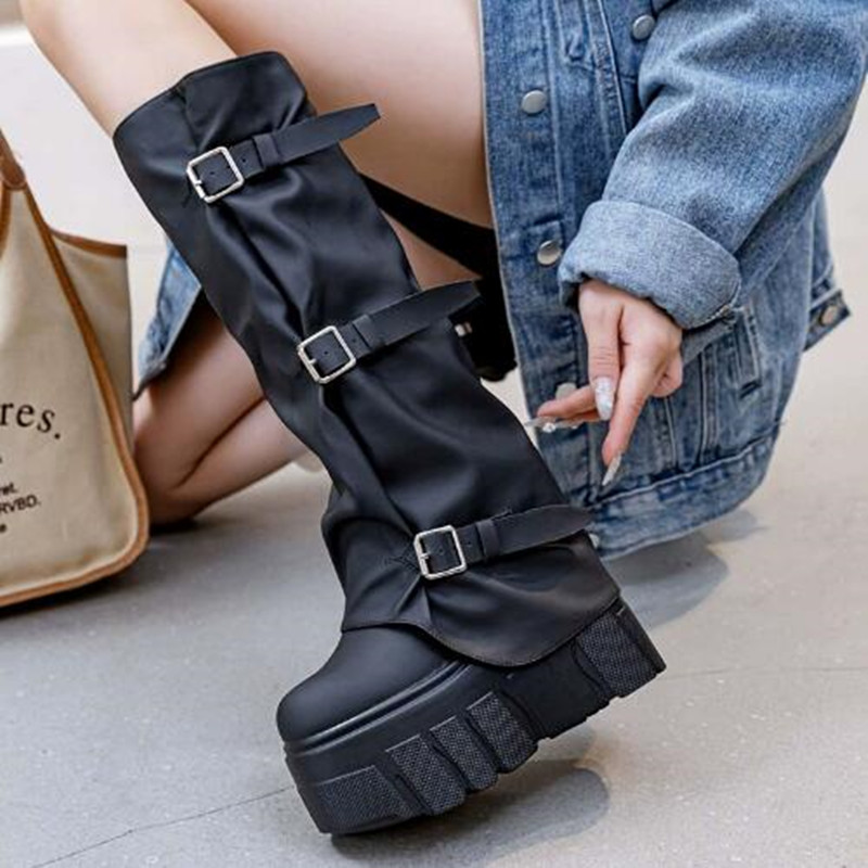 New 2026 Fashion Brand Autumn  - Knee High Boots Women review and price