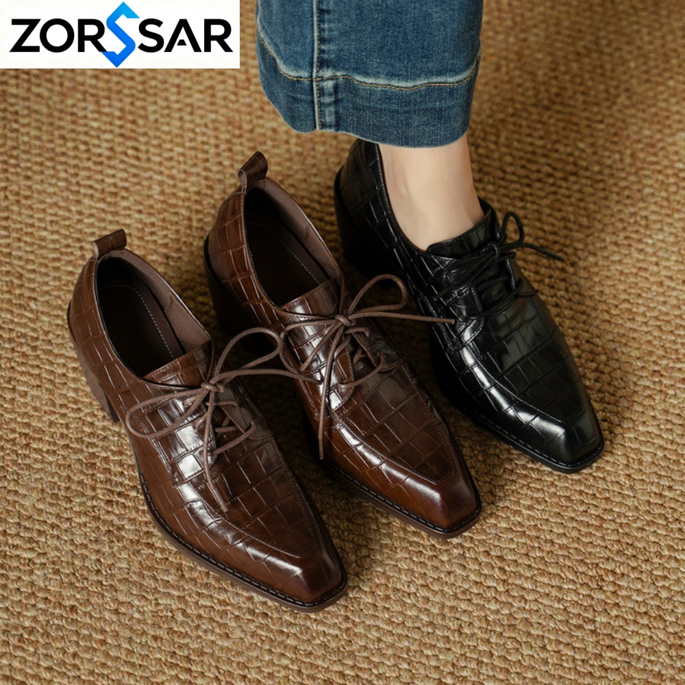 Women's Shoes Real Leather 202 - Oxford Lace Up Women review and price